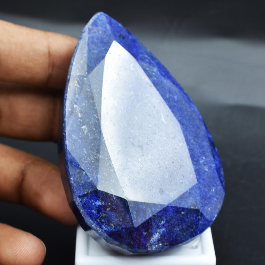 Birnenschliff Blauer Saphir 929,90 Karat Natürlich Herren?s Ringe Loser Edelstein ZERTIFIZIERT AR-2572-S