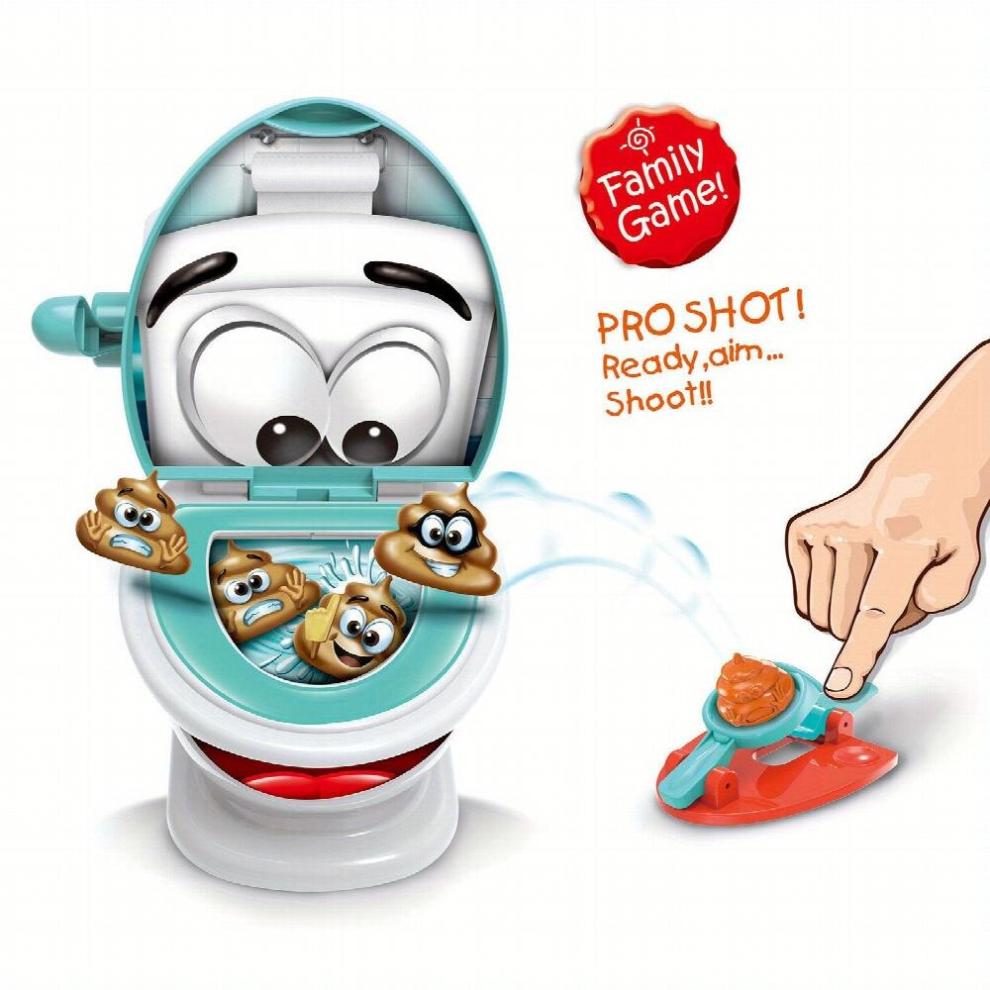 Ejection Toilet Poop Game Cross Border Strange Spoof Tricky Toy Parent Child Interactive Board Game Early Education For Toddlers