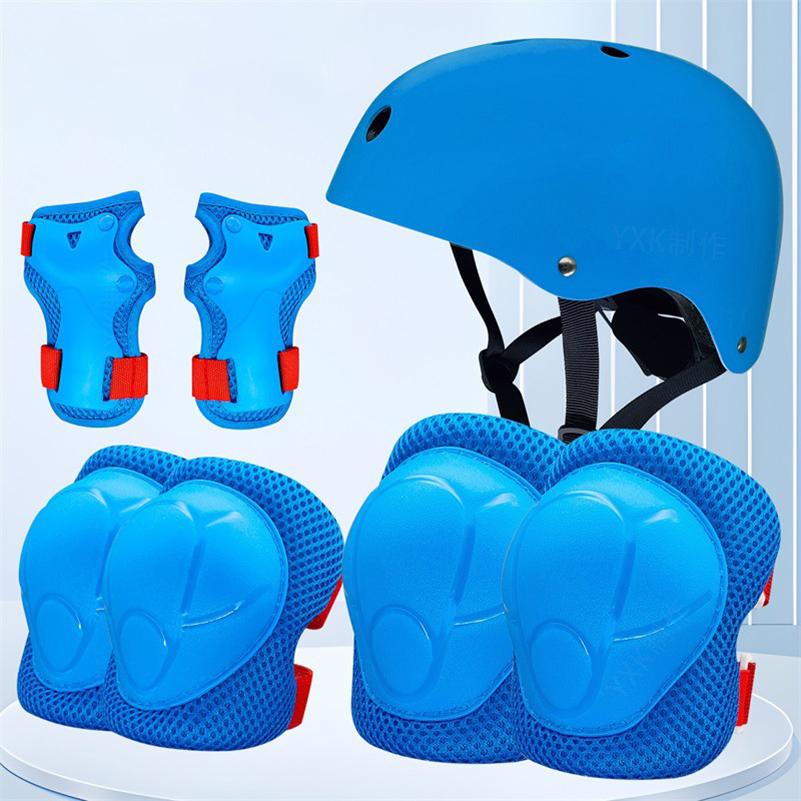 Child protective equipment helmet elbow knee pads for girls aged 3 4 5 6 7 8 9 10 11 12 year boy Suitable for roller skating and skiing