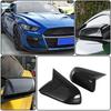 Carbon Fiber Rearview Side Mirror Cover Caps OX Style For Ford Mustang 2015-2022