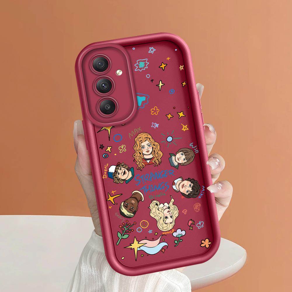 

Мягкий силиконовый квадратный чехол с рисунком лестницы для телефона, полное покрытие, противоударный защитный резиновый чехол для камеры для Samsung Samsung M30S темно-красного