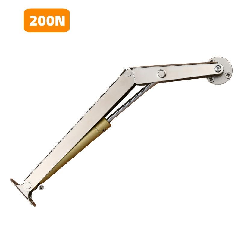 

200N Heavy-Duty Furniture Hinge Soft Closing Slow Closing Cover Support Upward Flap Door Air Pressure Lever Random Stop
