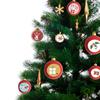 24Pcs/sheet Christmas Advent Calendar Number Sticker DIY Cookie Candy Packaging Sticker Gift Bag Wrapping Seal Dot Label