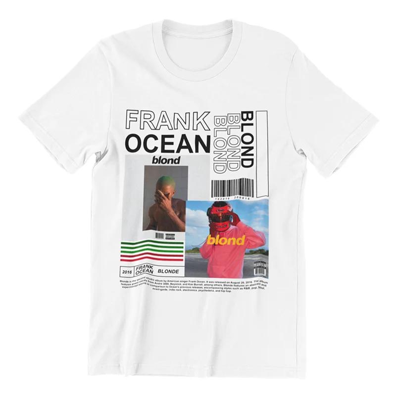 Frank Oocean Blonde T Shirts Accessories Unisex Women Pure Cotton Crazy Frank Boys Dont Cry Tee Shirt Clothing Plus Size