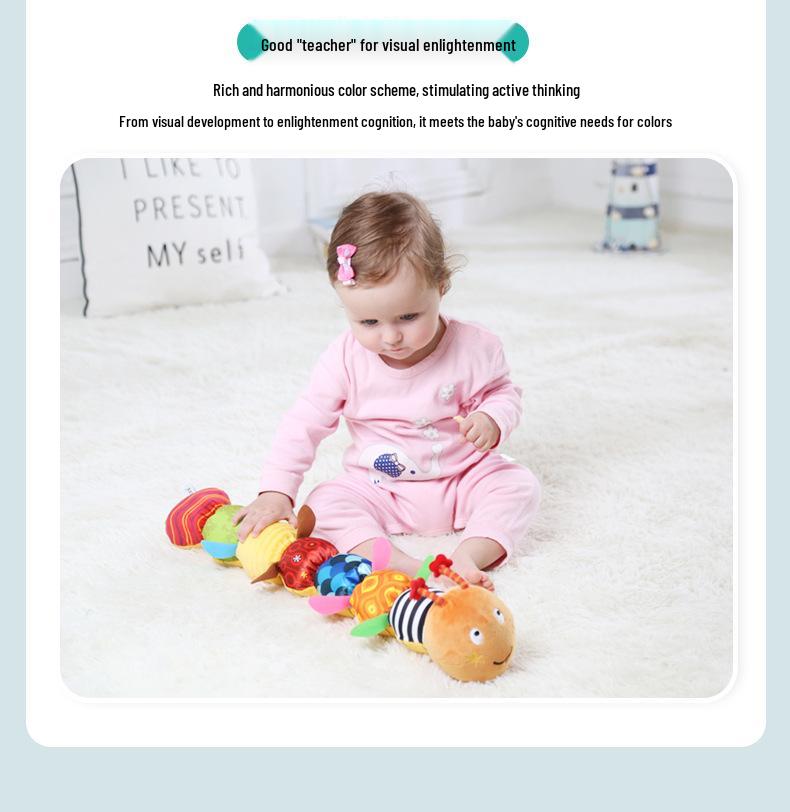 Sozzy Musical Crinkle Plush Doll for Newborns and Infants (0-3 Years)