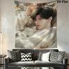 Zayne Wall Tapestry Aesthetic Wall Hanging Printed Fabric Blanket Decorative Tapestries for Bedroom Living Room Home Decor