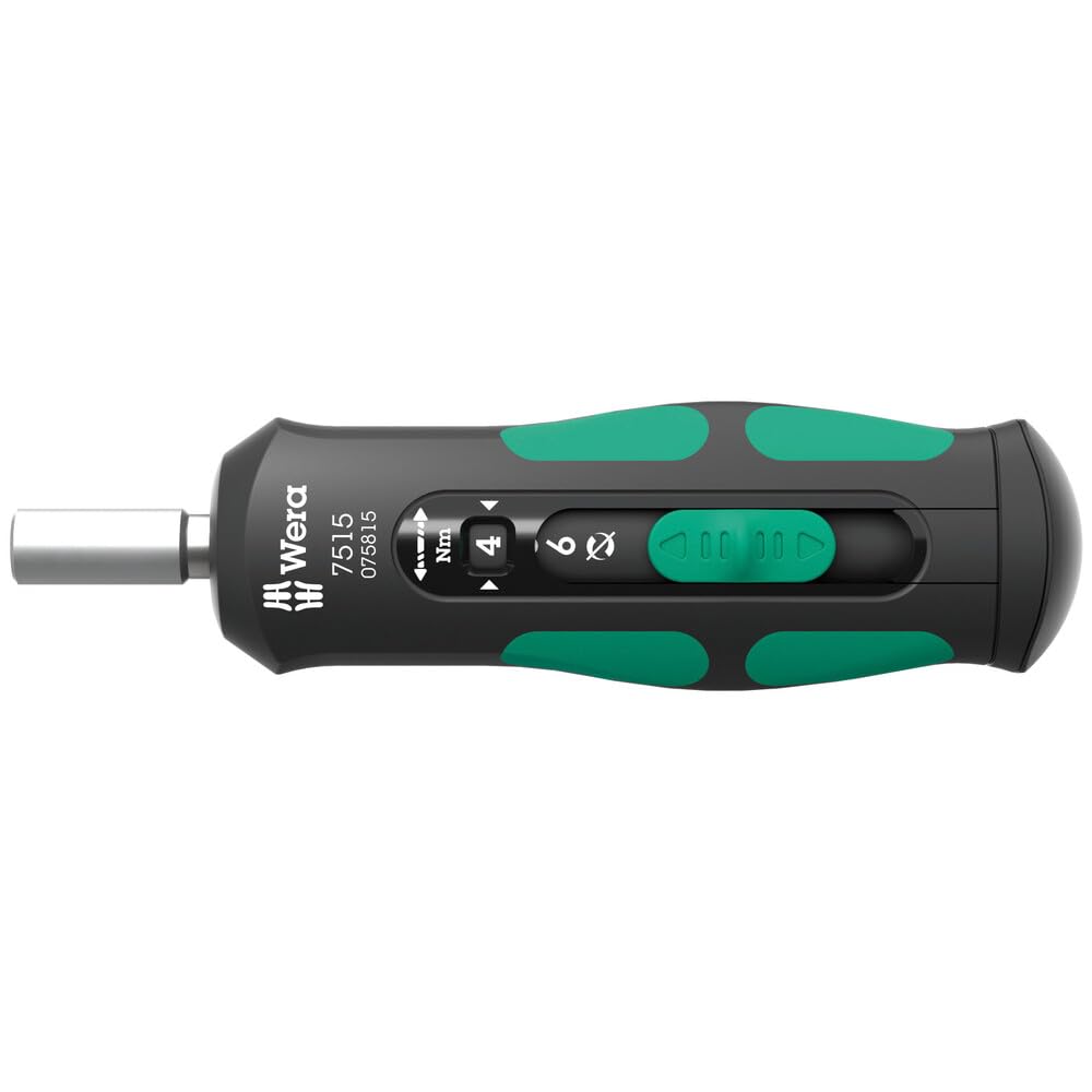 Wera 05075815001 7515 Kraftform Torque Driver Speed Torque Japanese Import Wrench, 2-6Nm [Regular Product]