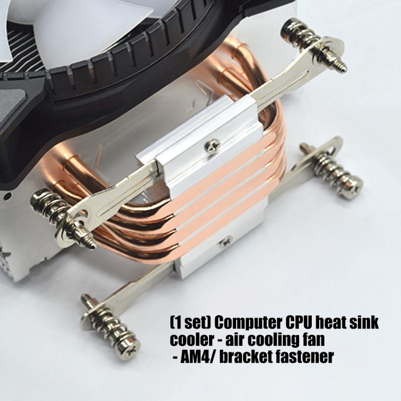 Hochleistungs-CPU-Kühler Backplate Mit Heatpipe-Technologie Für AM4-Prozessoren Leiser Lüfter Und Einfache Installation