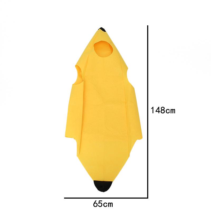 Adult Halloween Funny Banana Fruit Costume for Carnival