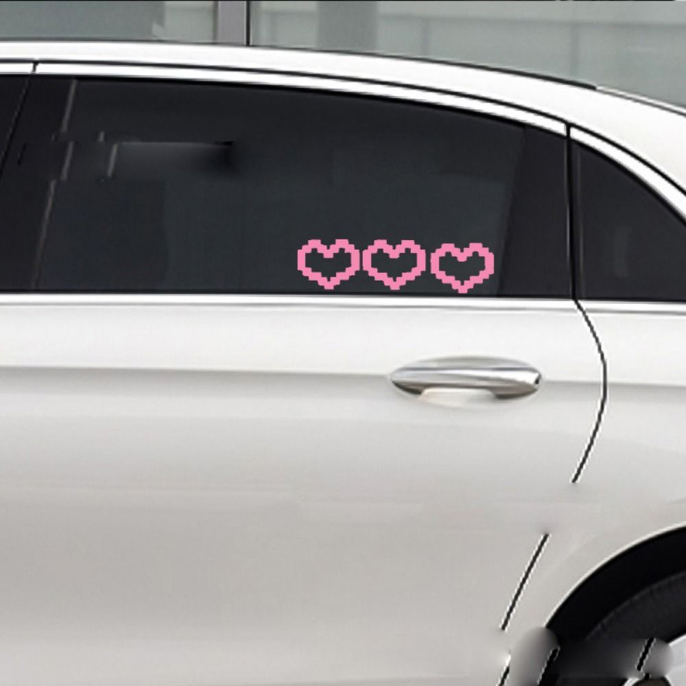 Scratch Blocking Mosaic Heart Car Stickers Cool Car Heart Sticker  For Car/Laptop/Window/Motorcycle