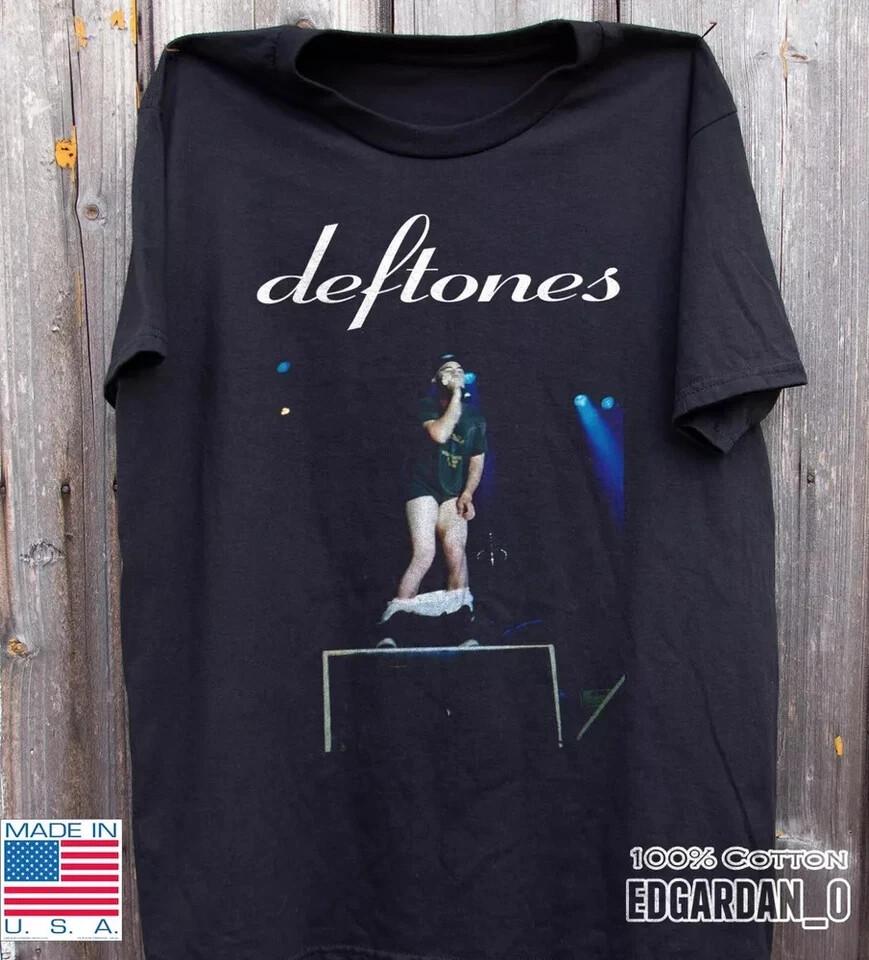 Deftones Live Tour 2001 Chino Moreno Black Unisex T-shirt S-5XL XXL