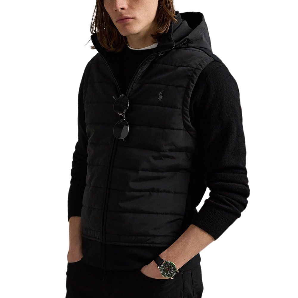 Polo Ralph Lauren Vests Men's Black Hooded (Non-detachable) Moderate Other MNPOKNI1N220020-001