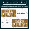 Beer Metal Tin Signs, Plaque Plates, Vintage Wine Poster, Bar, Pub Party, Man Cave, Pub, Kitchen, Home Wall Decor