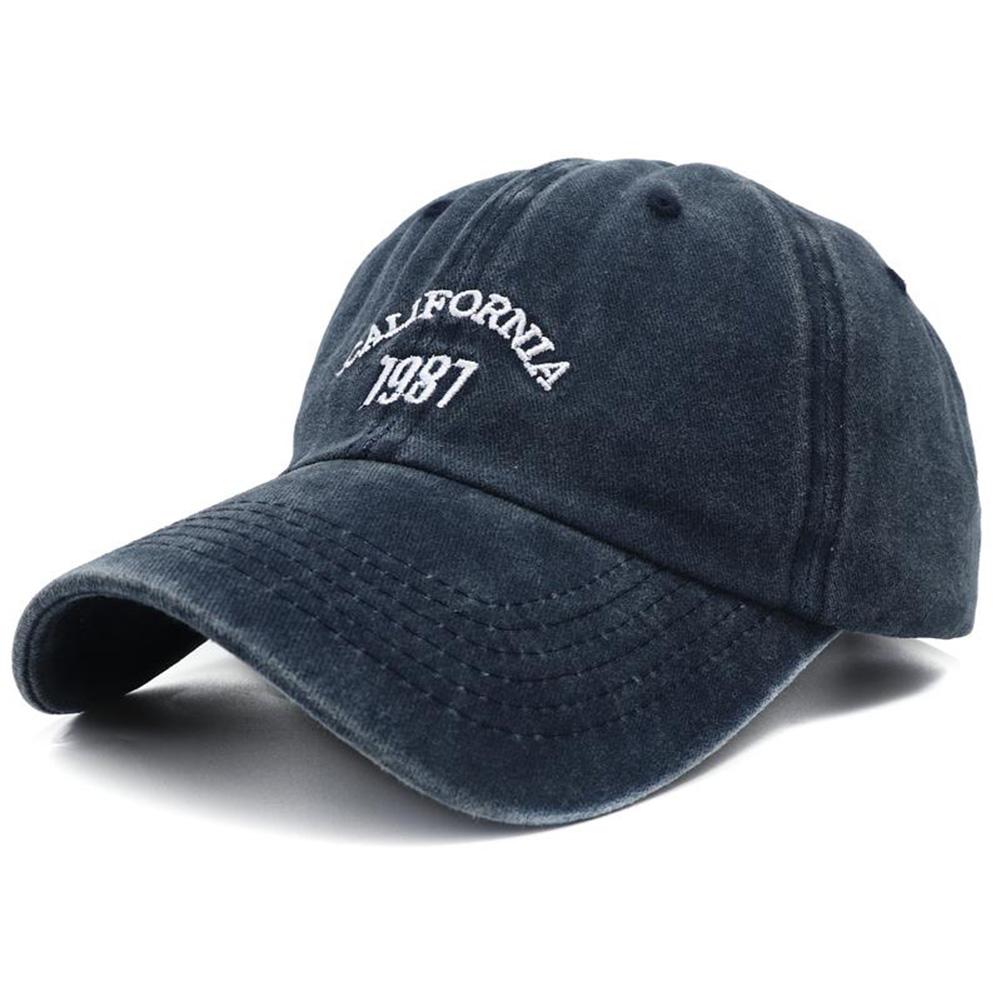 New Vintage California 1987 Embroideried Basebal Cap Hip Hop Adjustable Black Cotton Dad Hats For Men Gorras Hombre Beisbol