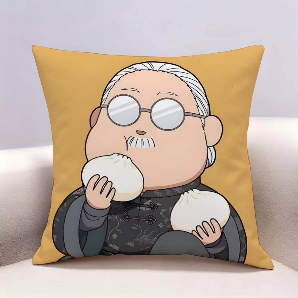 Sakamoto Days Anime Taro SSakamoto Doublesided print Pillow Case Pattern Printed Pillowcase For Living Room Sofa Cushion Cover