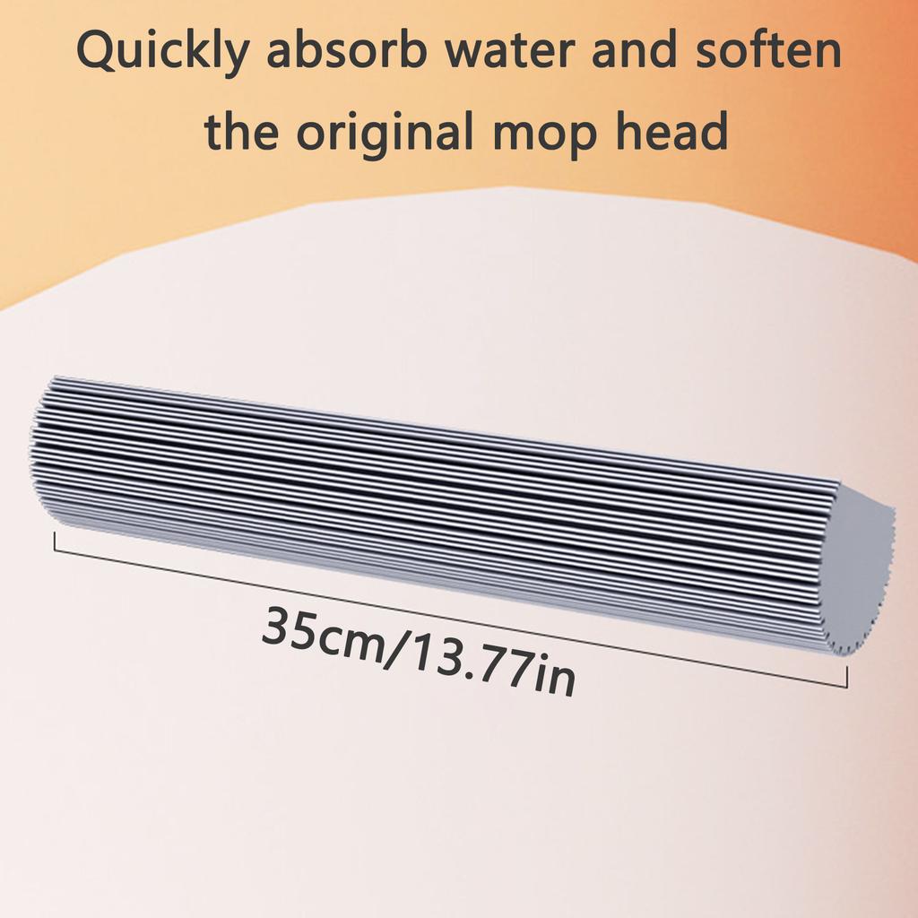 Self Squeeze Sponge Mop Replacement Kitchen Home Sponge Mop Refill for Easy Extended Edge Cleaning
