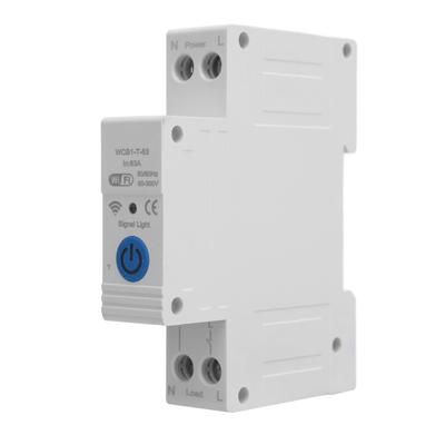Tuya APP için WiFi Devre Kesici DIN Ray Montajı Uzaktan Kumandalı Devre Kesici Zamanlayıcı Anahtarı AC230V