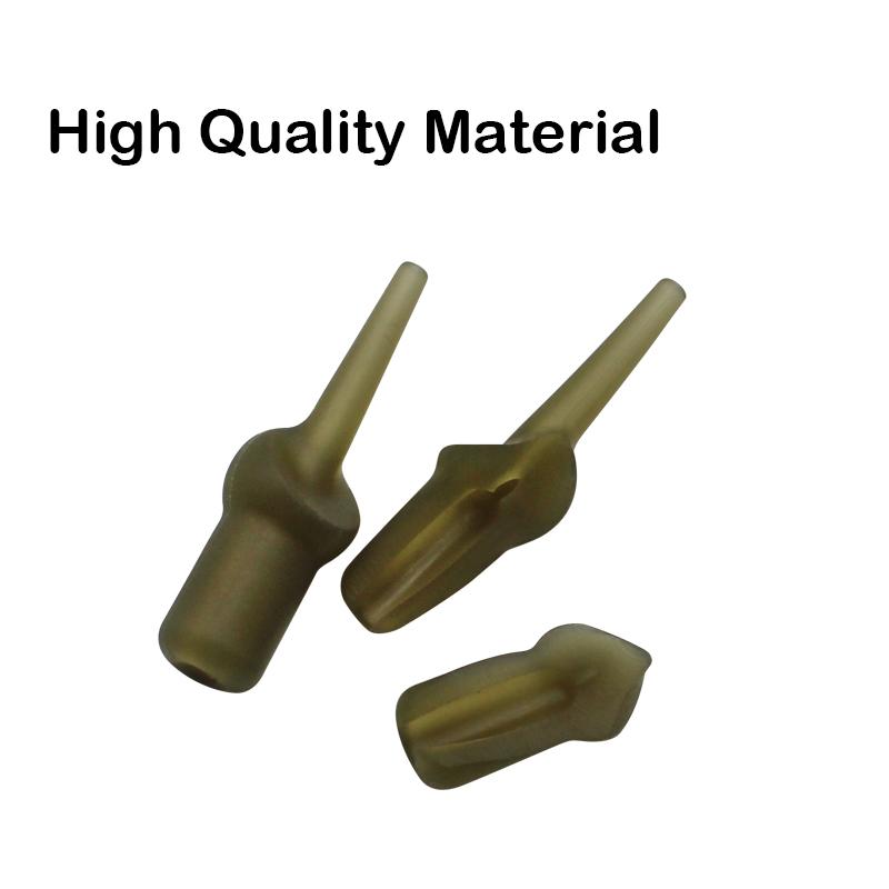 10pcs/box Carp Fishing Accessories Run Rig Rubber Sleeves For Carp Chod Helicopter Rigs Hair Rig Carp Fihsing Terminal Tackle