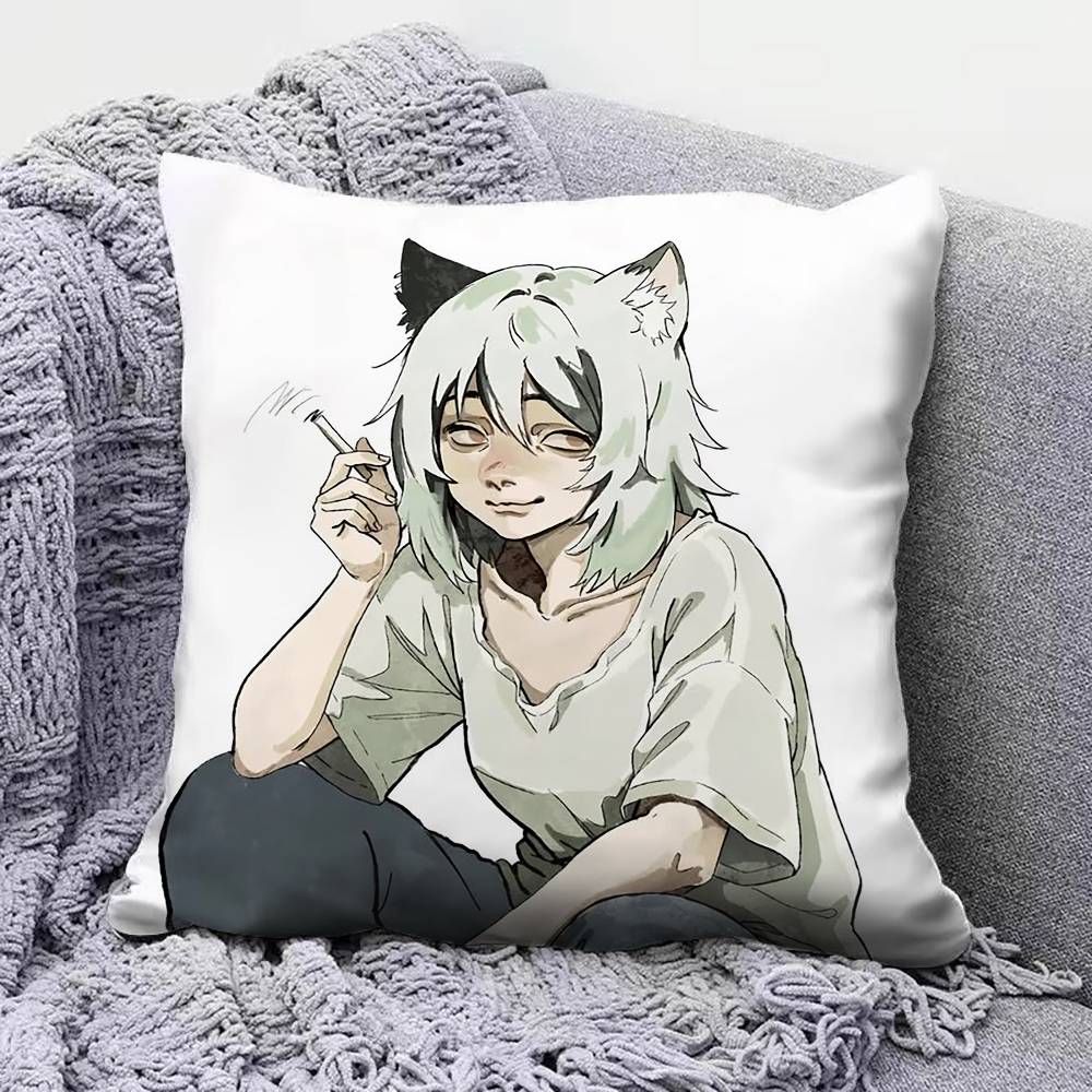 yani neko yani Anime Pillow Covers Home Sofa Cushion Covers and Aecorative Custom