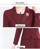 Spring 2026 Elegant Korean-Style Slim Plus Size Two-Piece Dress for Women - Over-the-Knee Commuting Skirt