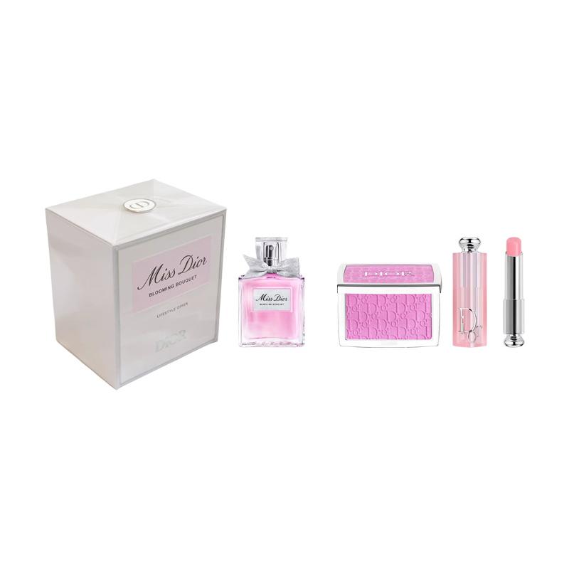 

DIOR Charm Color Changing Lipstick Blush Flower Sweetheart Perfume Set Eau de Toilette EDT Floral Fragrance Bergamot Rose Peony White Musk белый