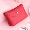 Leather change bag, women's coin bag, money bag, key bag, first layer cowhide small wallet, card bag, mini soft leather small bag.