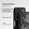 (Comes with Wrist Strap)for Samsung Galaxy A24 Case , Simple Transparent Hard Back  Shockproof  Advanced Bumper Cover Camo Black Case Casing