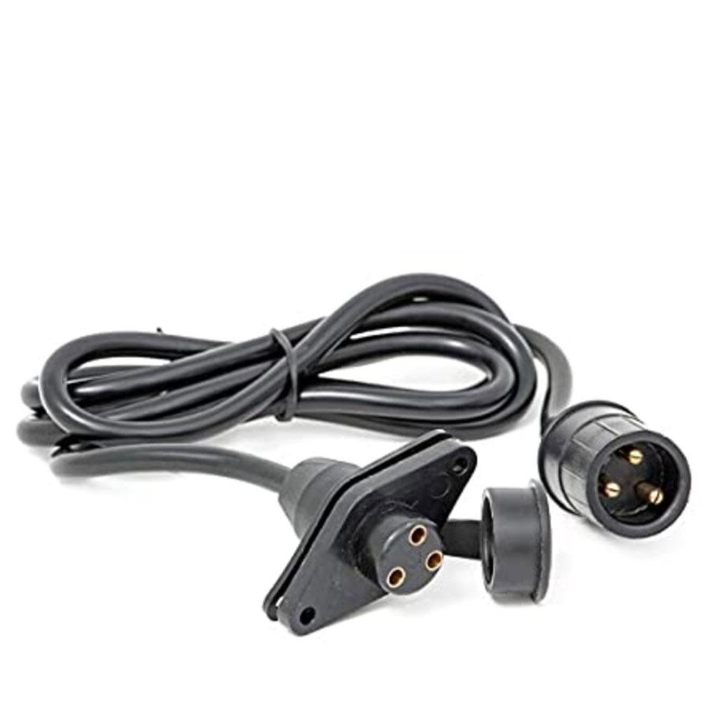 

Electric Winch Remote Controller with 3 Prong Connector and Extended 3 Meter Cable for Various Off Road Applications