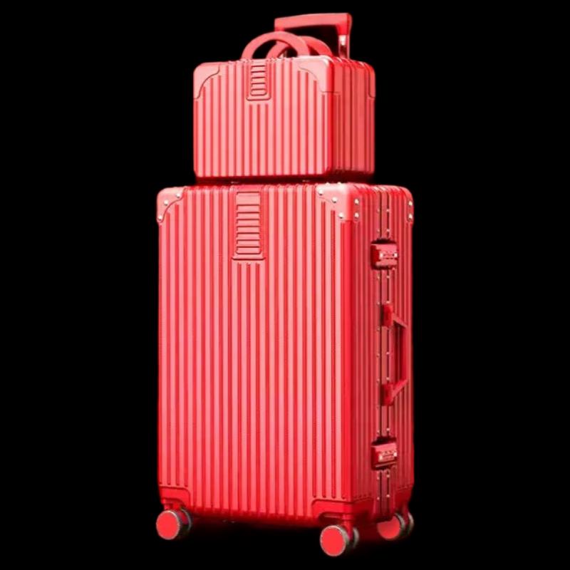 Zhili Scratch-Resistant Aluminum Frame Luggage 24-inch