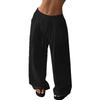 2026 Women's Spring/Summer Casual Wide-Leg Drawstring Pants: European & American Lazy Style