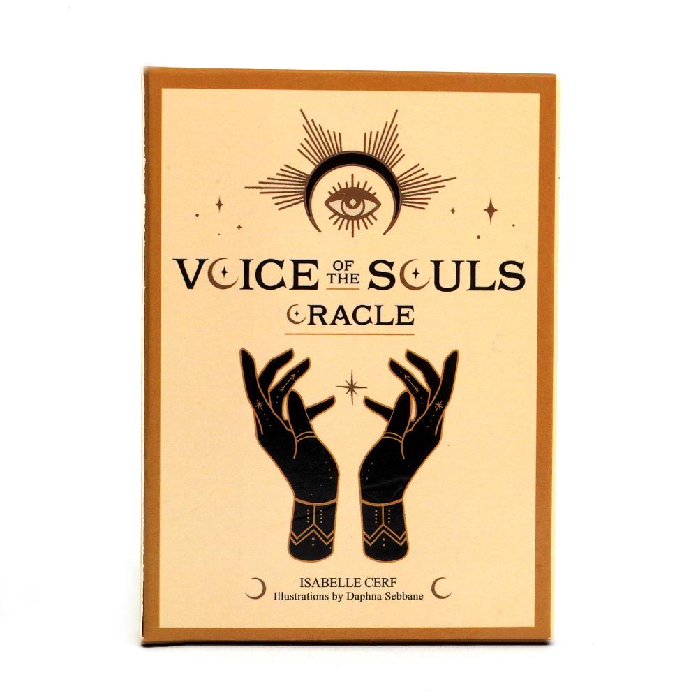 10.5*7.3cm Voice of the Souls Oracle 44 Full Color Deck Spirit Guides and Souls Love Oracle Cards Tarot For Beginners