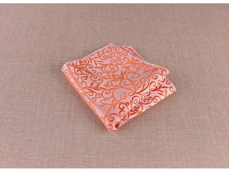 Men's Pocket Square: Customizable Logo Pattern Handkerchief for Gentleman, Evening Accessories