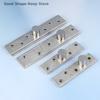 1PC 75MM-150MM Door Pivot Hinge Stainless Steel Up And Down Location Shaft Heavy Duty 360 Degree Rotation Hardware