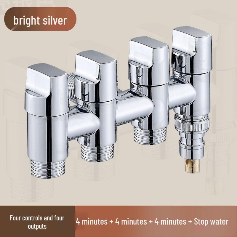 Multi-Way Water Valve Splitter for Washing Machines and Faucets