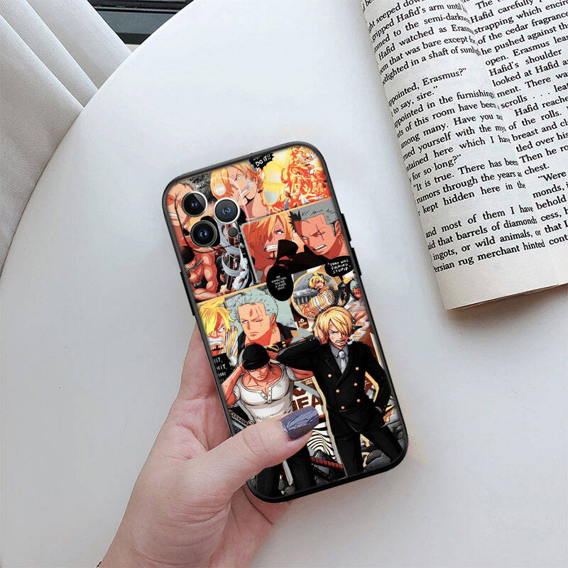 MH114 One Piece Cortoon Phone Shell Case for iPhone 7 8 11 12 13 14 15 16 17 16E XS Pro Max XR X SE Air