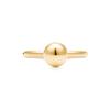& Co.. HardWear Kollektion Kugel-Dekoration 18 Karat Goldring Damenringe GRP09540