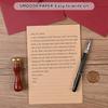 48 Pieces Stationery Set with Envelopes (24 Kraft Paper Sheets + 12 Linen Texture Envelopes+12 Wax Seal Stickers), Stationery Letter Writing Paper