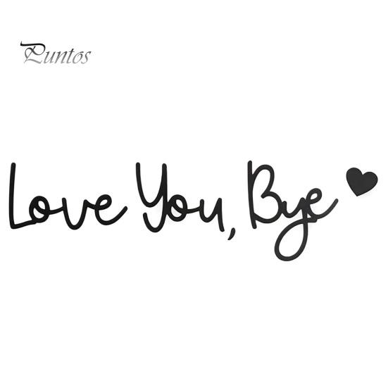 

Люблю тебя, пока, деревянная вывеска, настенное украшение, семейный декор для прихожей, настенное искусство над дверью, подарок на день святого Валентина, прихожая, коридор чёрный