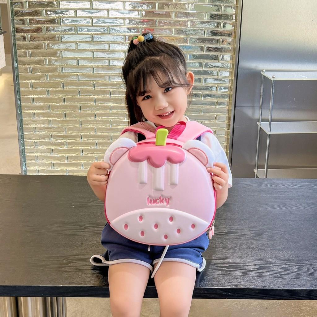 Uroczy plecak dziecięcy z zabawnym wzorem muszli owocowej do użytku szkolnego dla dzieci