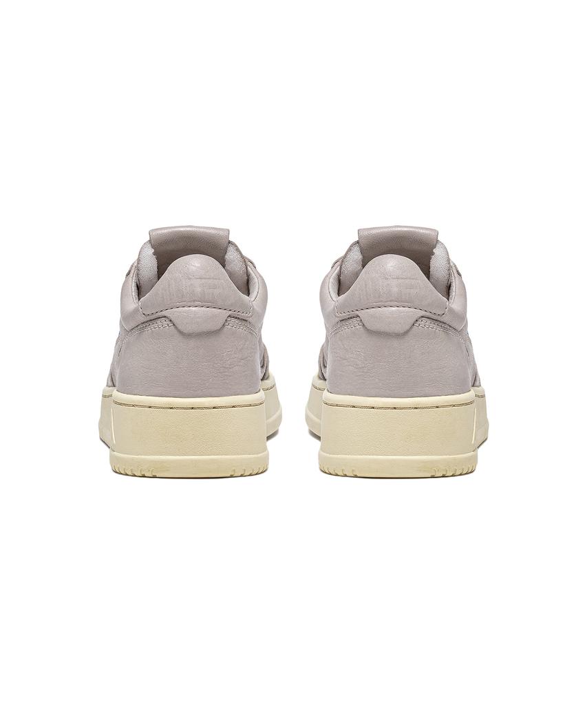 Autry Medalist Ziegenleder Sneaker Grau