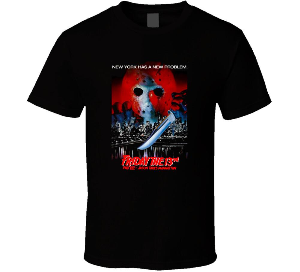 Friday the 13th Jason Takes Manhattan T-Shirt New York Horror Movie Slashe S