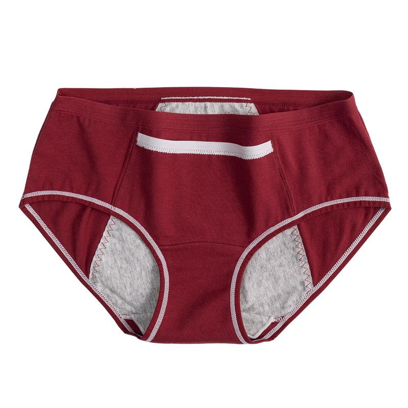 Women S Mid Waist Cotton Gusset Leakproof Period Panties