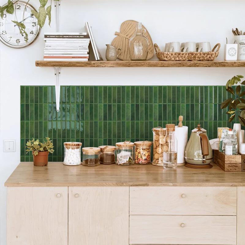 Marble Splicing Irregular Self-Adhesive Waterproof PVC Wall Sticker for Kitchen & Bathroom Decor