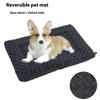 Washable Double Sided Pet Bed Dog Crate Pad Mat Plush Puppy Cats Pillows for Medium Dogs Soft Fluffy Dog Carpet, Suit For Winter