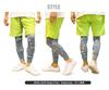 Gym Master Happy Paint Leggings G857354A NEW (L, 17 SMILE)