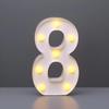 22cm LED Letter & Number Lights for Events - Perfect for Birthdays & Proposals.