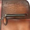 Great BERLUTI Clutch bag Nino TGM Calligraphy Scritto Tattoo Collection Used