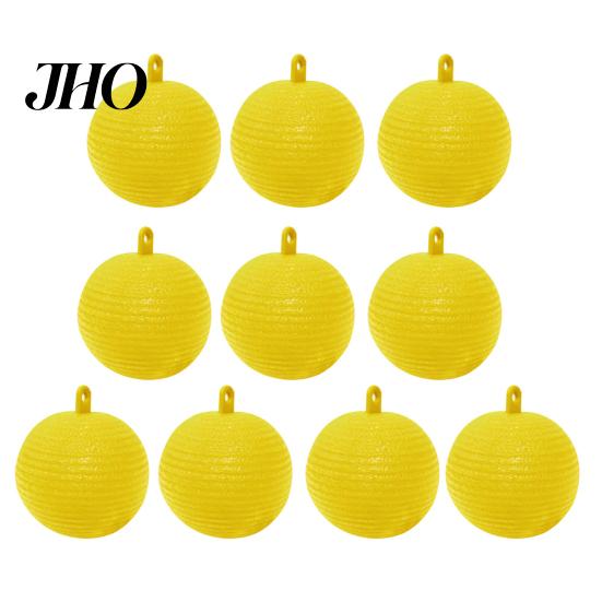 Trappola per Mosche Resistente alla Pioggia Confezione da 10 Flyball Forte Adesivo Impermeabile Resistente al Sole Cattura Insetti della Frutta Facilmente Trappole per Moscerini della Torba Cattura Insetti Giardini