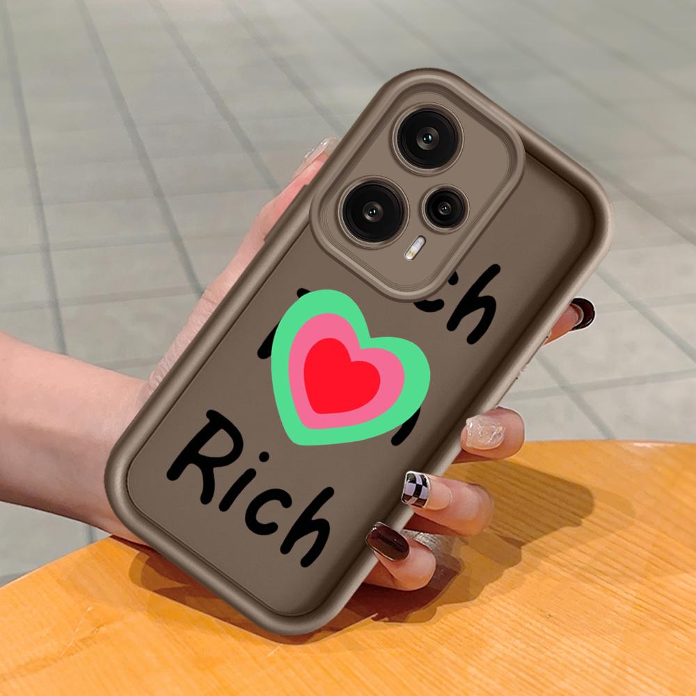 

Мягкий силиконовый квадратный чехол с рисунком лестницы для телефона, полное покрытие, противоударный защитный резиновый чехол для камеры для Xiaomi Redmi Redmi Note 12R 5G коричневый