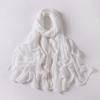 Pearl Chiffon Double Chain Beaded Scarf Ethnic Women S Headscarf